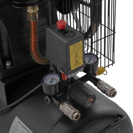 Компресор, 50 л, 1,8 кВт, 220 В, 10 атм, 250 л/хв, 80 дБ INTERTOOL PT-0011 Київ