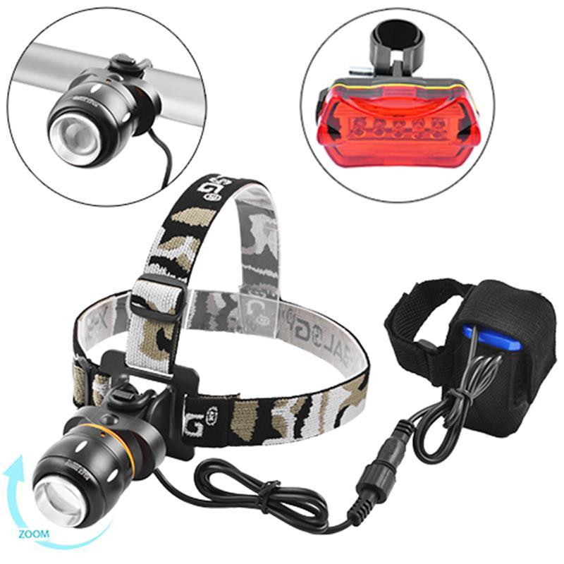 Ліхтарик налобний BAILONG BL-CB0603-T6 акмуляторний для походів, ремонту автомобіля, кемпінгу Одеса - фото 2