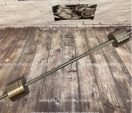 Штанга наборная 102 кг Гантели, гири, штанги и диски металлические блины Киев - изображение 4