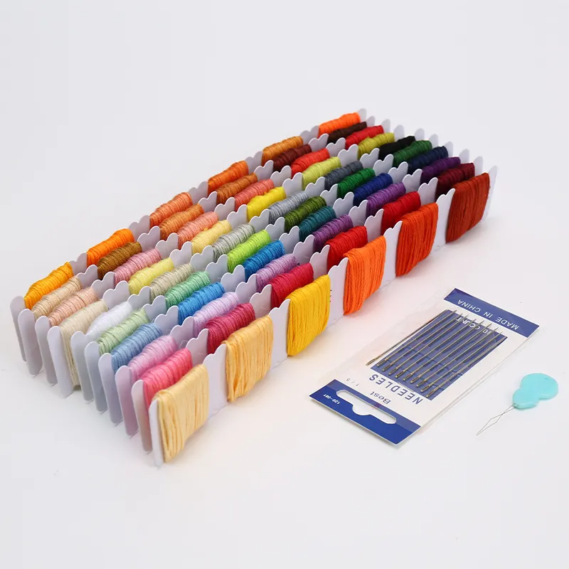 Набор ниток и иголок для шитья, нитки и иголки, обруч для вышивки крестом Каменец-Подольский - изображение 1