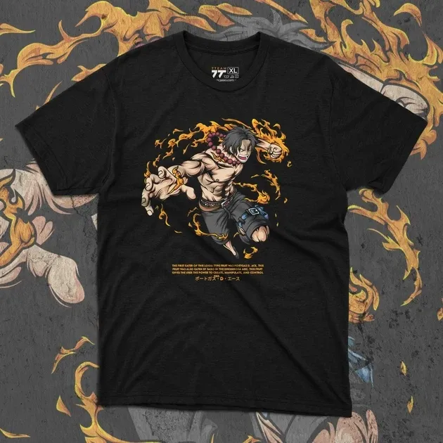 Футболка для подростка мальчика с принтом Ван Пис Portga140 D Ace 3 Размер 160 Anime10224 Днепр - изображение 1