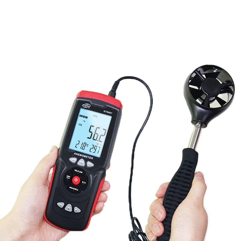 Анемометр професійний USB 0,3-45 м/с, 0-45 °C BENETECH GT8907 Київ - фото 4