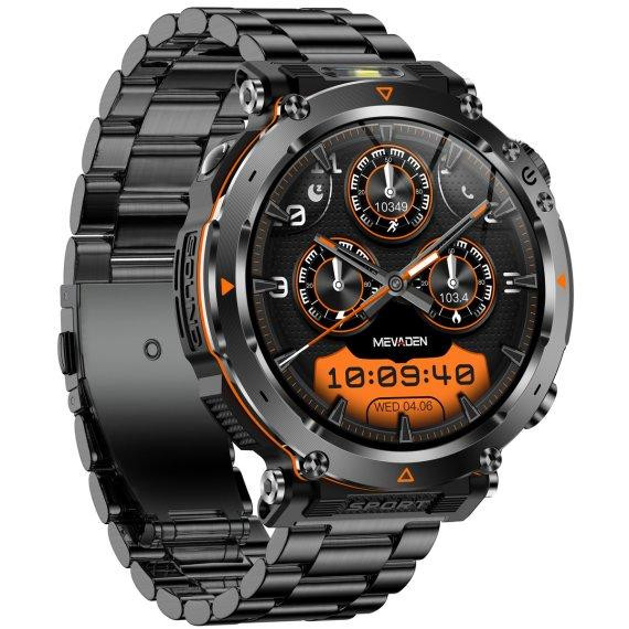Розумний наручний годинник Smart Avation Pro Steel 2 ремінця (Чорний) Вінниця - фото 6