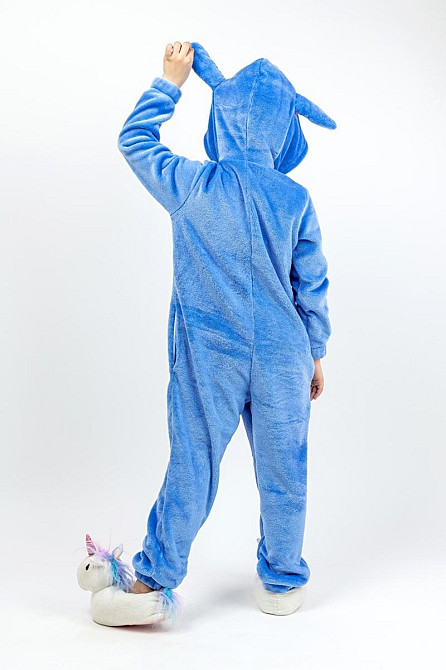 Детская пижама кигуруми детский и подростковый, Стич, пижама-комбинезон домашний топ Крохатушка одяг Киев - изображение 3