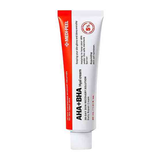 Крем для лица с комплексом кислот AHA BHA 28 Days Hyal Cream Medi-Peel 30 мл Киев