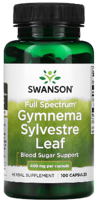 Джимнема Сильвестра Swanson Full Spectrum Gymnema Sylvestre Leaf 400 mg 100 капс Киев - изображение 1
