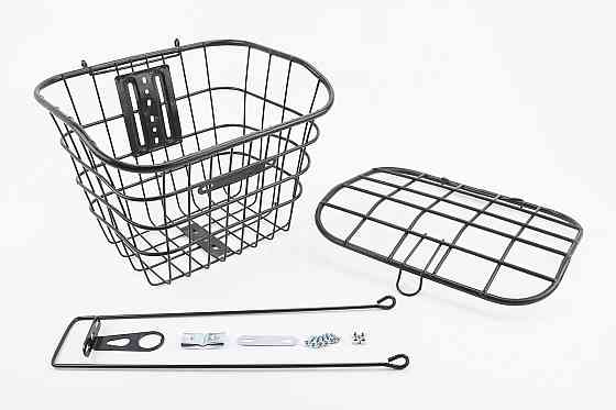 Кошик багажний передній 26" з кришкою, чорний YZ-061 (можливі подряпини, сколи, дефекти фарбування) Київ