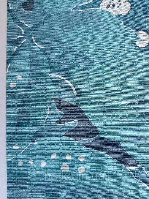 Шпалери флізелінові еко Casadeco Five o'clock 0.53х10 листя великі квіти зелені смарагдові на чорному Київ - фото 1