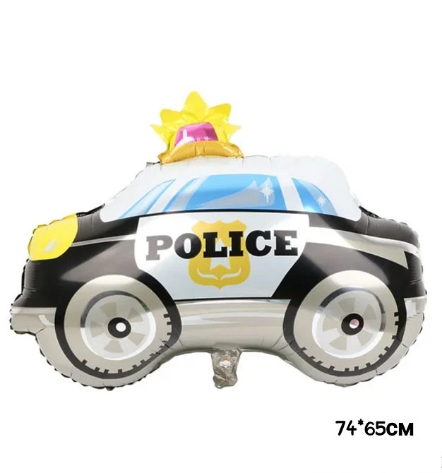 Фольгированный шарик полицейская машинка 74*65см Киев - изображение 1