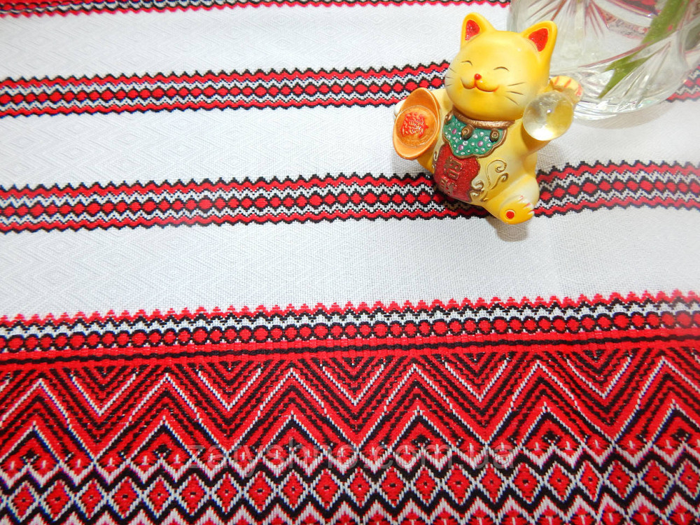 Скатертина з вишивкою червоною Київ - фото 6