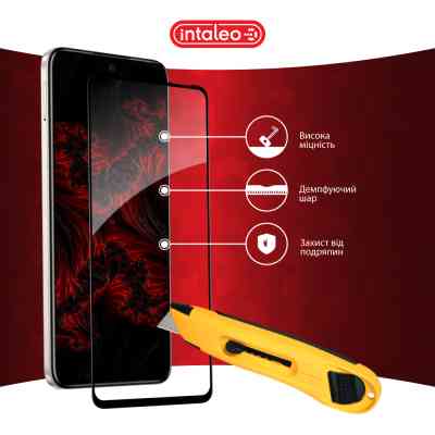 Стекло защитное Intaleo Full Glue Infinix Hot 50 Pro Black (1283126598692) Винница
