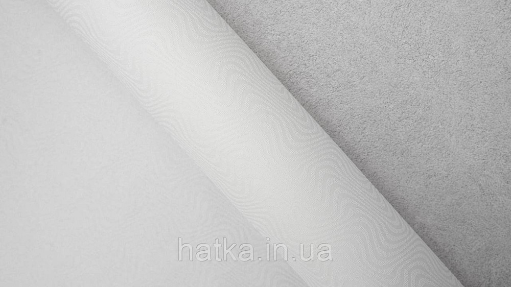 Обои под покраску виниловые на флизелине  Sintra Paint by 1.06x25 м полосы волны зигзаги белые 541128 Киев - изображение 3