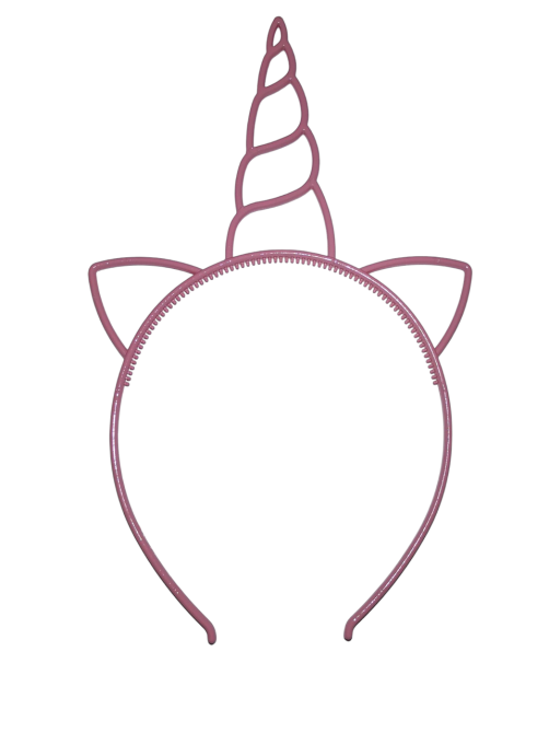 Детский обруч Единорог с ушками 22 на 14 см розовый Киев - изображение 3