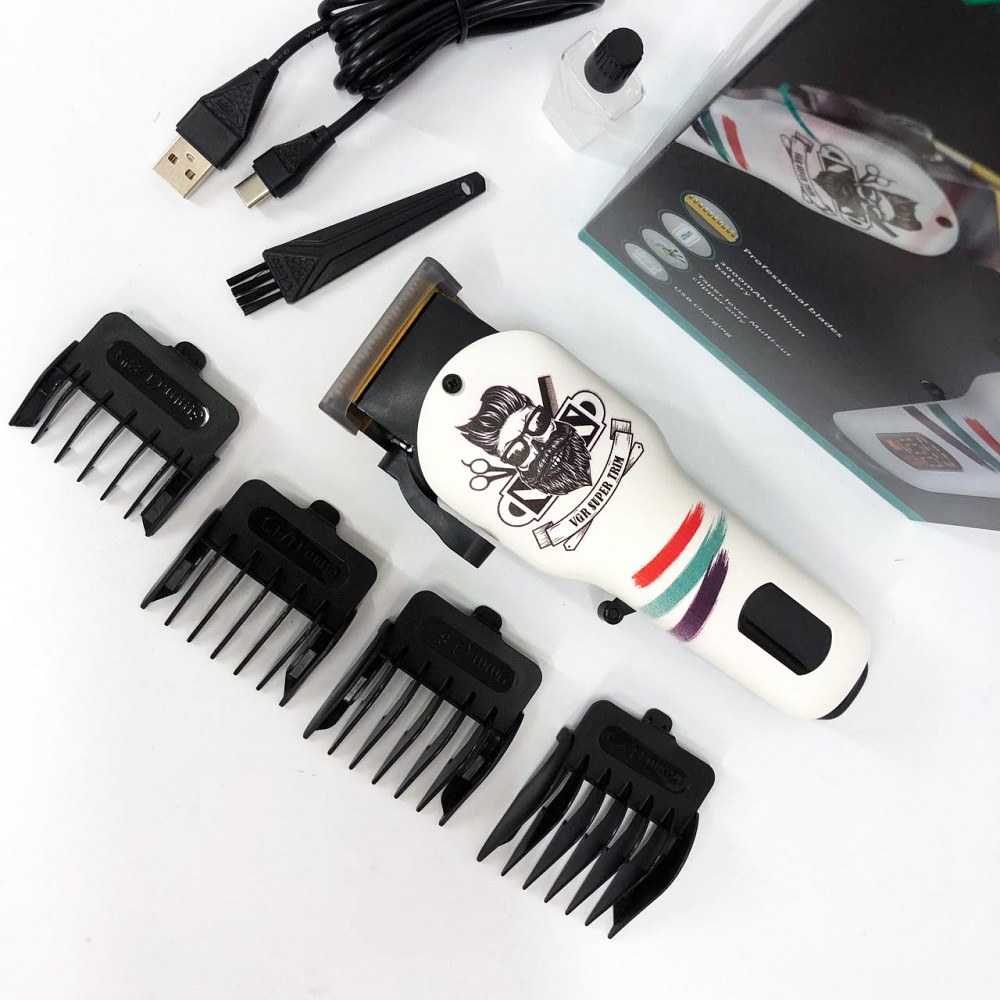 Малошумна машинка для стрижки волосся VGR V-699, Машинка для стрижки волосся з мотором FG-56 Київ - фото 10