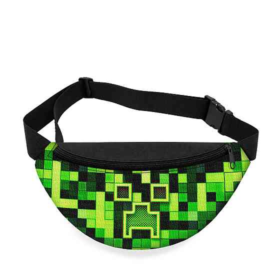 Дитяча сумка-бананка Minecraft 32х15 см на пояс або через плече (5866) Київ