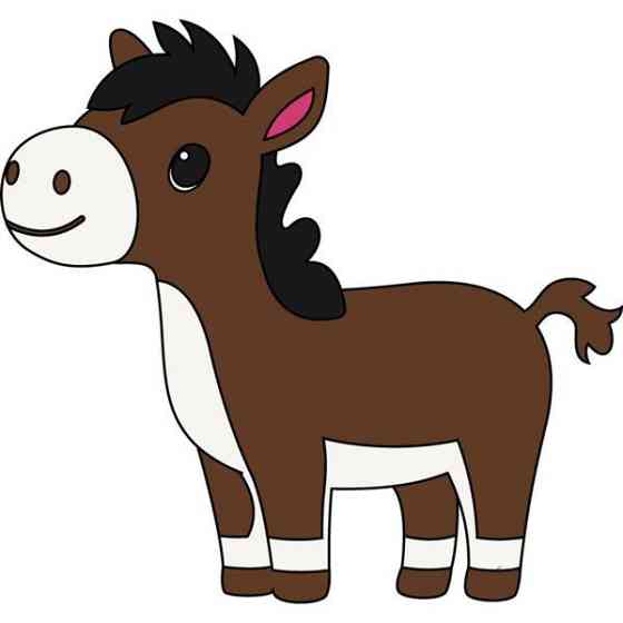 Дитяча розмальовка ArtCraft Кінь 25х30 см (15107-AC) Харків