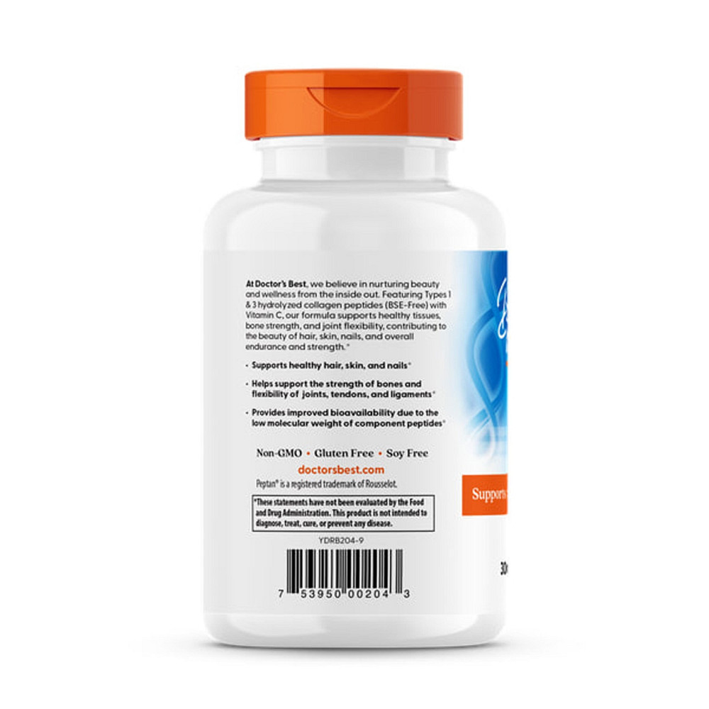 Коллаген 1 и 3 тип Doctor's Best Collagen 1000 мг 180 таблеток Киев - изображение 3