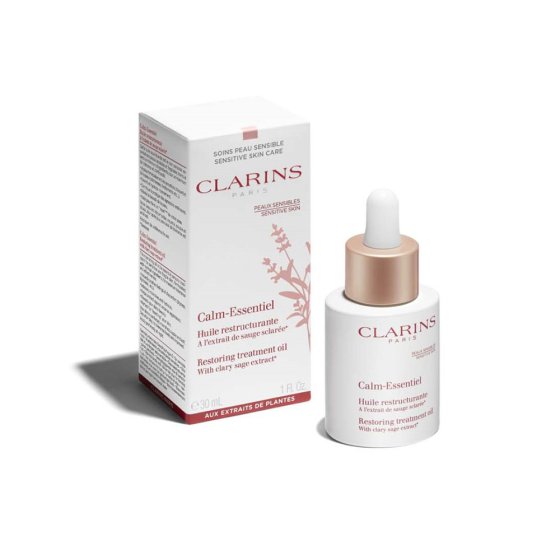 Олія для чутливої шкіри обличчя Clarins Calm-Essentiel Restoring Treatment Oil 30ml Слов'янськ
