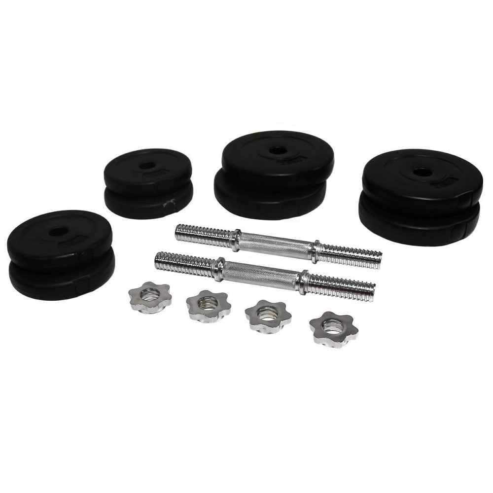 Гантелі 2х18 кг (металевий гриф) розбірні складальні набір комплект гантелей Київ - фото 4