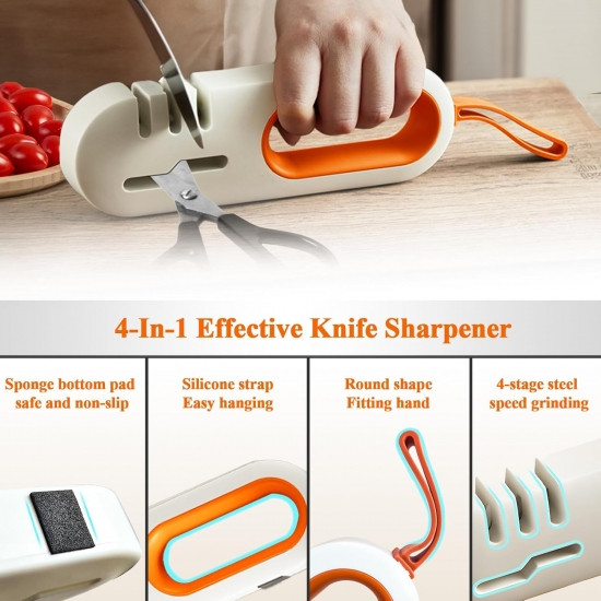 Профессиональная точилка для ножей и ножниц 4 в 1 Винница - изображение 2