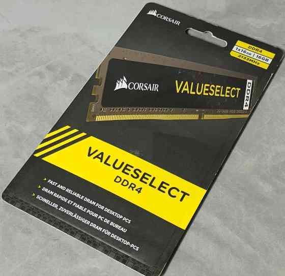 НОВА Оперативна память CORSAIR Valueselect 16GB 2133MHz ЗАПАКОВАНА! Харків