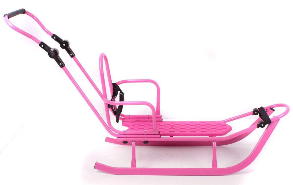 Санки детские Adbor Piccolino металлические с конвертом, спинкой и ручкой, для детей Киев - изображение 4