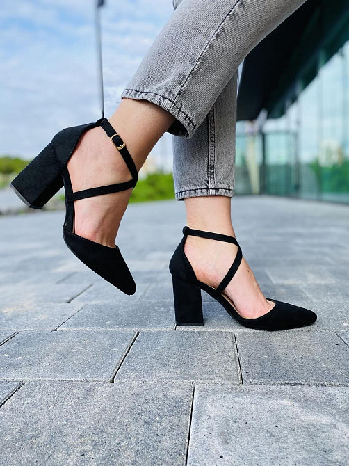 Seastar Босоніжки жіночі SEASTAR чорні (літо, еко-замша) (4114) Коломыя - изображение 3