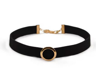 Чокер модний чорний Київ - фото 1