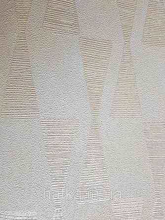 Обои Marburg Tango 58853 геометрия 3д серебристые фигуры на молочном фоне 10.05х0.70 м. Киев