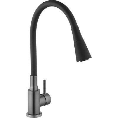 Смеситель Kroner Klassisch-PVD031BLK (CV035373) Винница - изображение 2