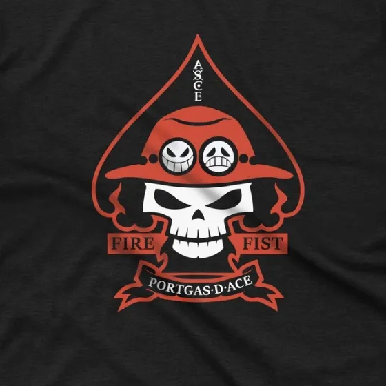 Футболка для подростка мальчика с принтом Ван Пис Portga140 D Ace Размер 160 Anime10099 Днепр