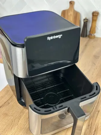 Аерофритюрка Rainberg RB-2321 12,5 л 4200 Вт з двома ТЕНами, сенсорна, 12 програм Одеса