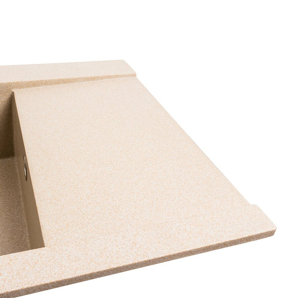 Гранітна мийка для кухні Platinum 9651 ATLAS матова (сафарі) Коломыя - изображение 3