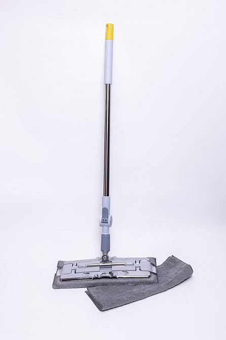 Швабра для підлоги з телескопічною ручкою та насадкою, підходить для плитки, ламінату, лінолеуму, прибирання дому HP-35015-50 Київ - фото 3