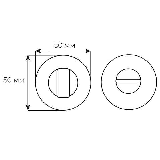 Накладка Comit WC хром вж Sky (роз 6мм) Київ