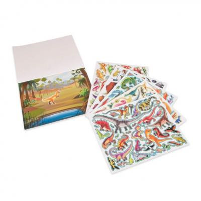 Набор для творчества Melissa&Doug Набор многоразовых наклеек Доисторический мир (MD9341) Винница - изображение 2