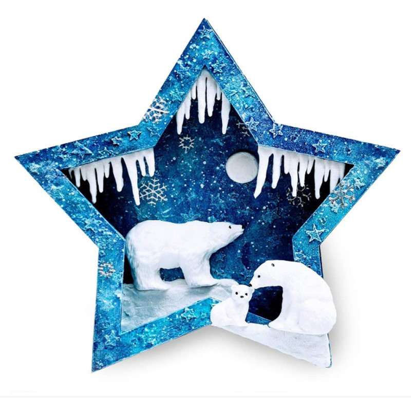 Молд силиконовый Медведь 160 на 66 мм серый Киев - изображение 9