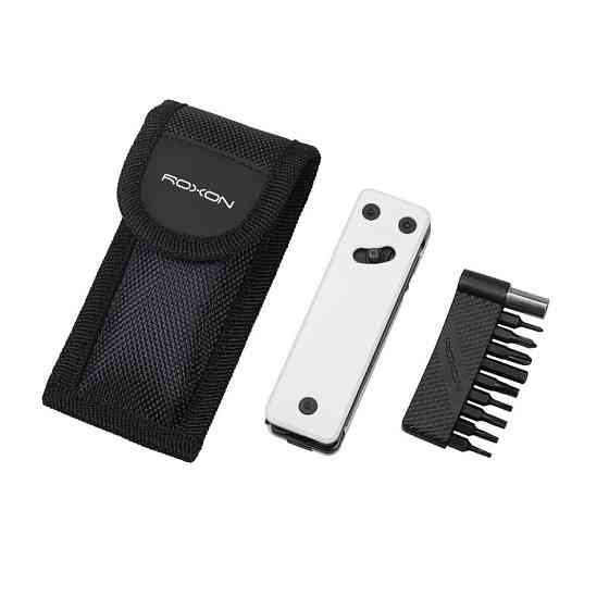 Мини мультитул Roxon KS2E Noir, черное лезвие, белый Киев