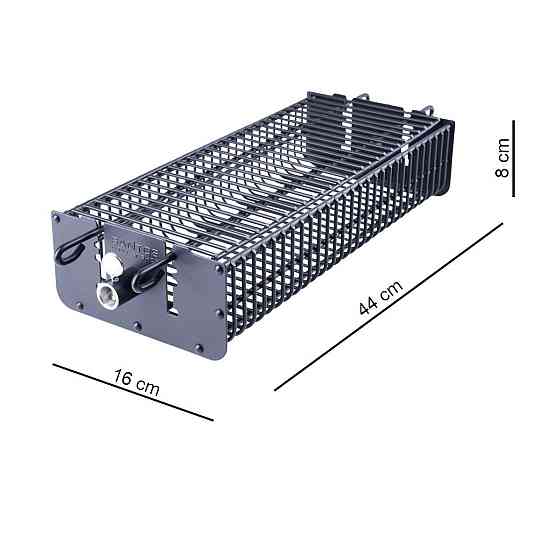 Корзина для вертела SANTOS, для гриля, квадратная, черная, антипригарная 897528 Код: 010973 Ровно