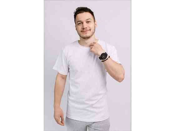 Футболка чоловіча арт.080 р.6XL білий ТМ OSM Київ