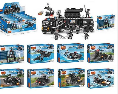 Конструктор 3025 (12/2) “Полиция”, ЦЕНА ЗА 1ШТ В БЛОКЕ  8 ШТ, шт Київ - фото 1