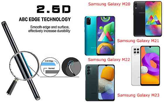 Захисне скло ArmorGlass для Samsung Galaxy M20, M21, M22, M23 – стійке до подряпин та ударів Київ