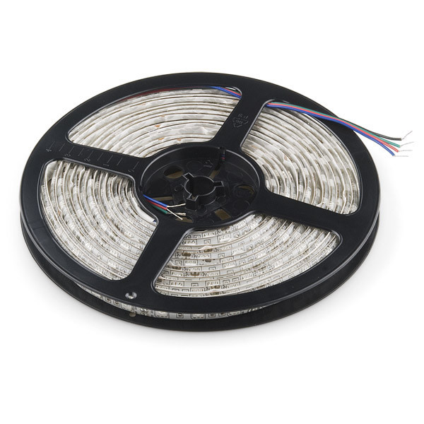 Гнучка світлодіодна стрічка 300 SMD 5050, 5 м, 12 V, 8 мм*2,7 мм, вологостійка, червона Харків - фото 1