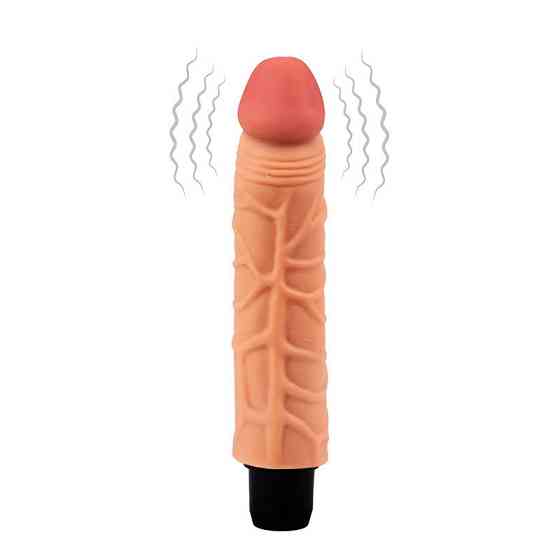 Реалистичный вибратор Soft Vibrator 18.5 cm – The Real Deal Sex Aura Киев