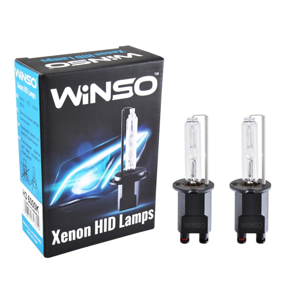 Ксеноновая лампа Winso H3 6000K, 85V, 35W PK22s KET, 2шт Киев - изображение 1