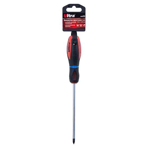 Ultra Отвертка крестовая PH 1×125мм S2 Profi ULTRA (4000382) Київ