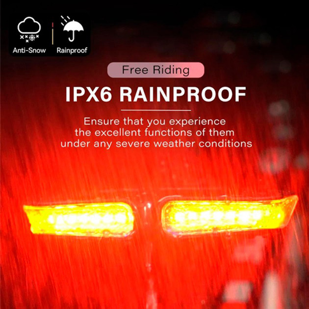 Потужний задній ліхтар для велосипеда XA-817, Задній стоп сигнал для велосипеда Ліхтар вело OA-66 Івано-Франківськ - фото 5