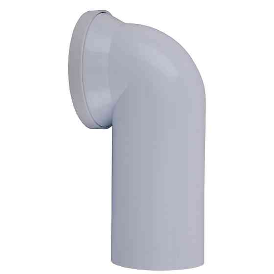 Коліно OPTIMUM для унітазу 90 ° D110 пластик OPTI 41410/296 (000031820) Київ