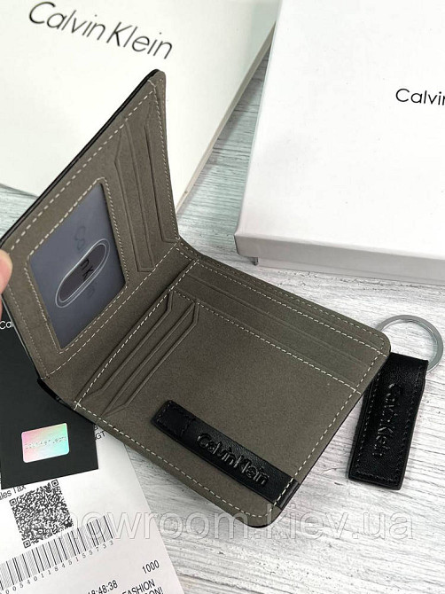 Мужское кожаное портмоне в подарочной упаковке (1393) Киев - изображение 6