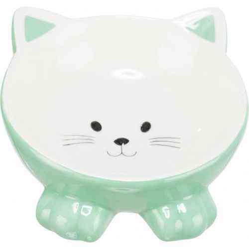 Миска Trixie Котик для котів, ергономічна, керамічна, 14 см, 150 мл Київ